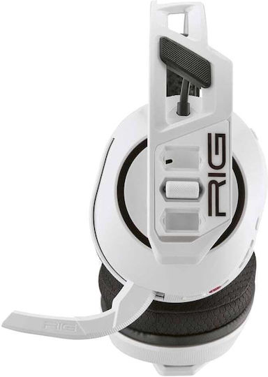 Nacon RIG 600 MAX HS Wireless Over Ear Gaming Headset with Bluetooth USB Connectivity White for PS4 PS5