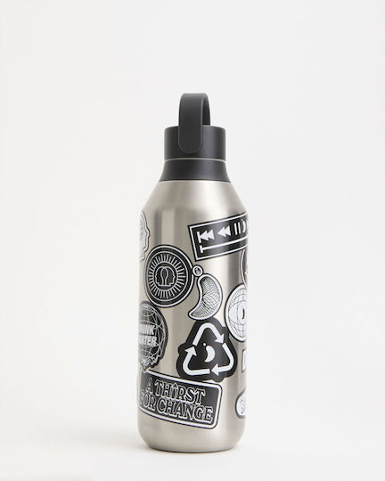 Chilly's Серия 3 Бутилка Термос Неръждаема Стомана Без BPA 500мл Refill Rebel