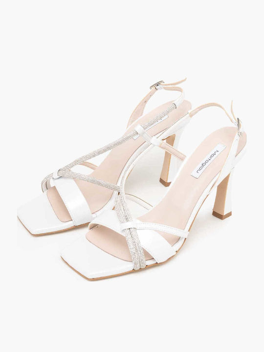 Leather White Sandals