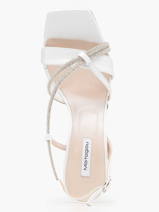Leather White Sandals