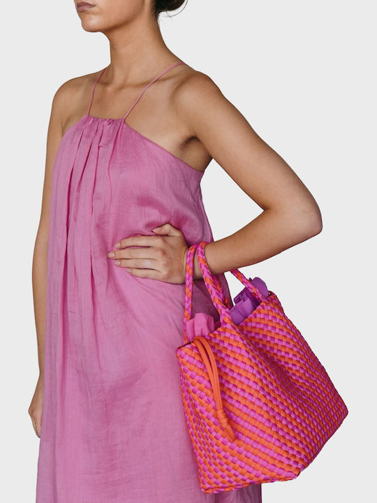 Fabric Women's Tote Bag Fuchsia