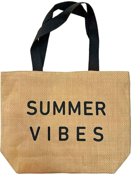 Summertiempo Stoff-Strandtasche Beige