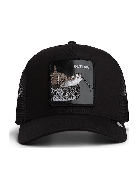 Jockey Outlaw Trucker Snake Black Goorin Bros