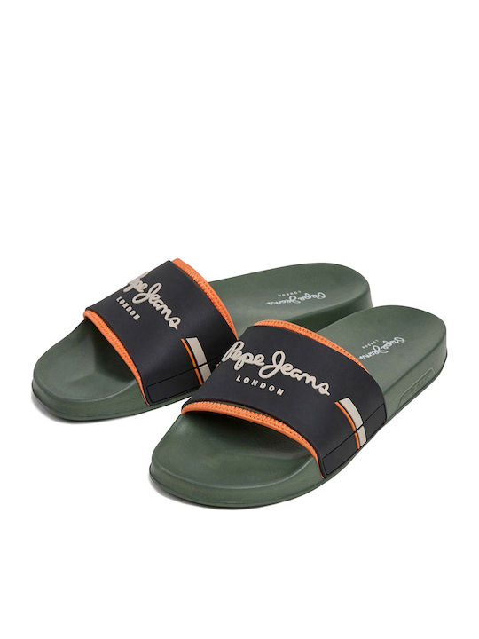 Men's Khaki Slides
