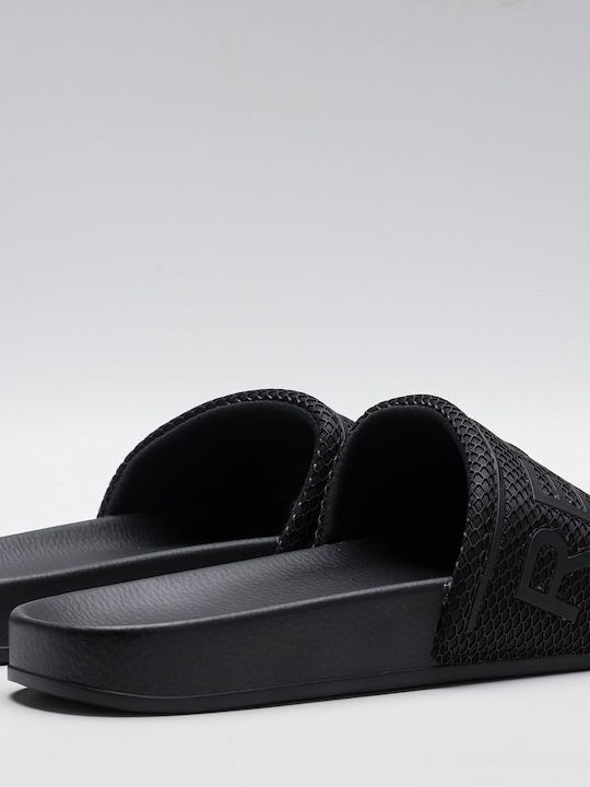 Men's Black Slides