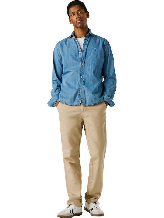 Pantalon Barbat Chino Malt Bej