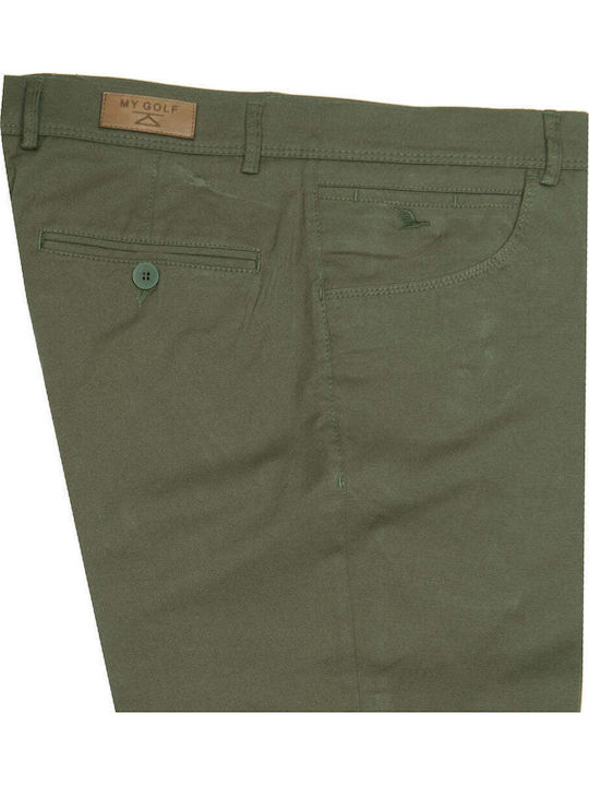 Elastisches Herrenhose in Grün