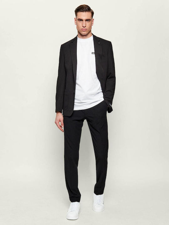 Trousers in Regular Fit Black