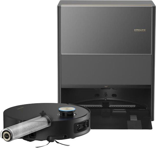 Dreame Aqua10 Ultra Roller Complete Σκούπα Ρομπότ με Χαρτογράφηση Laser & Απορρόφηση 30000Pa Μαύρη