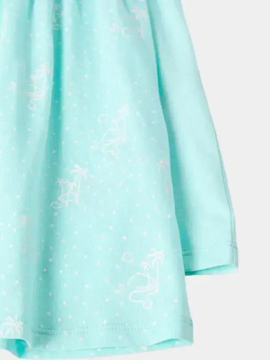 Girls Dress Turquoise