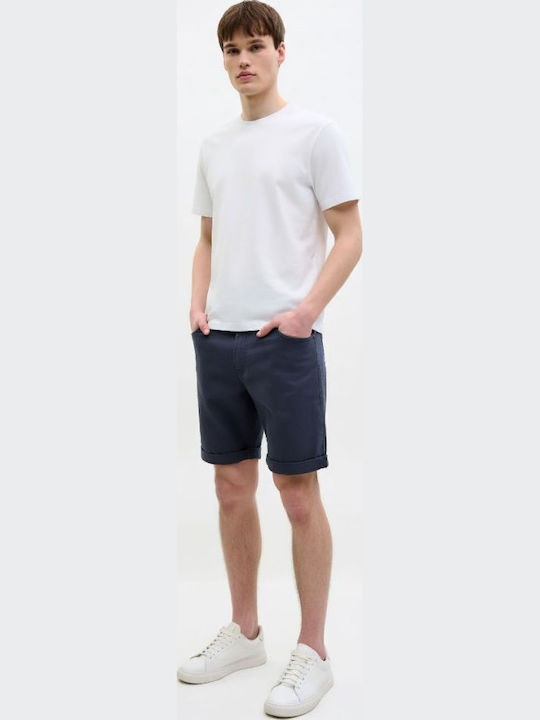 Herren Shorts Chino Marineblau Blazer
