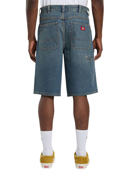 Dickies Men's Denim Bermuda Shorts Khaki Tinted Blue