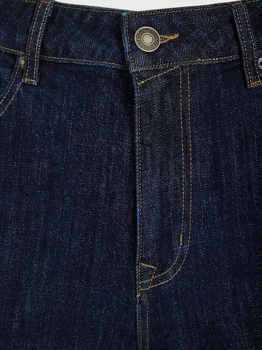 Men's Denim Shorts Slim Fit Blue