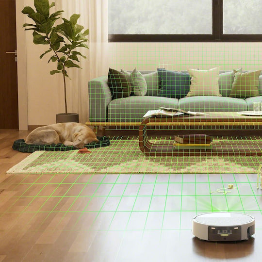 iRobot Roomba Max 705 Combo + AutoWash Σκούπα Ρομπότ με Χαρτογράφηση Laser & Απορρόφηση 13000Pa Λευκή