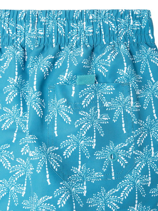Pepe Jeans Dotted Palms Παιδικό Μαγιό Βερμούδα / Σορτς Dk Turquoise