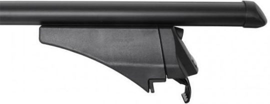 Menabo Aluminum Car Roof Bars Tiger for Seat Arona 5D 2017 Set with Roof Rack Legs Black