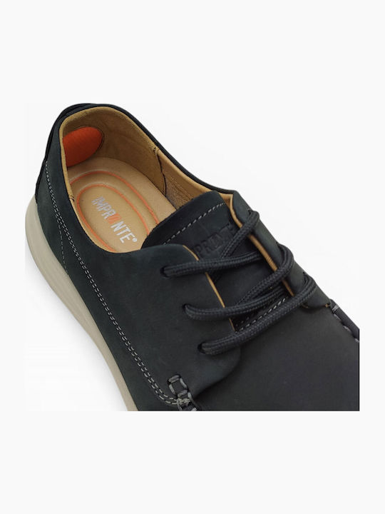 Leather Men's Moccasins In Blue Colour