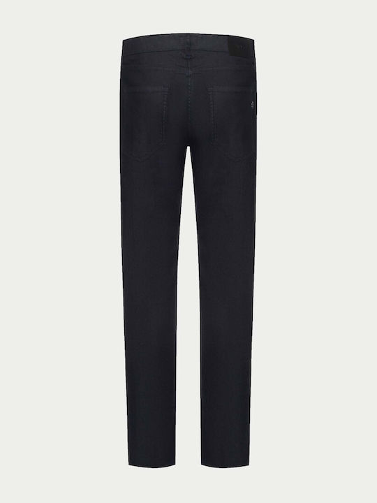 Boss Delaware Ανδρικό Παντελόνι Τζιν Ελαστικό Slim Fit Straight Dark Blue