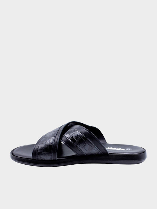 Herrensandalen in Schwarz Farbe