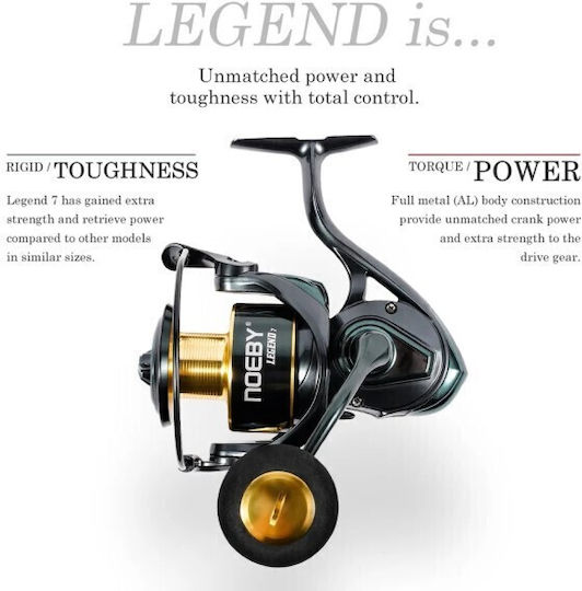 Spinning Fishing Set Rod Noeby Keen Force Carbon 2.59m Cw 7-35gr Reel Noeby Legend7 3000 Max Drag 18kg Fishing Bag Jigging Lure Line
