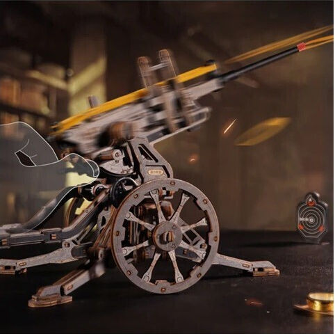 Robotime Lqm01 Rokr Antiaircraft Gun 133pcs
