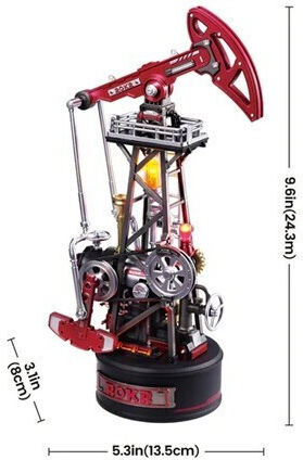 Robotime Cgl03 Rokr Industrial City Oil Extractor 127pcs