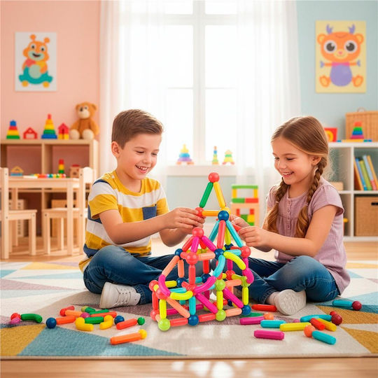 Магнитна Конструкторска Игра За Деца 1,5+ Години