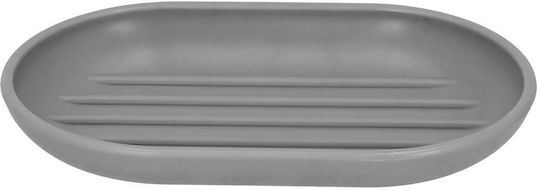 Bathroom Accessory Set Plastic Silver 6 Pieces