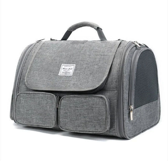 Denik Pets Handbag for Dog Carrying Gray L45xW30xH28cm