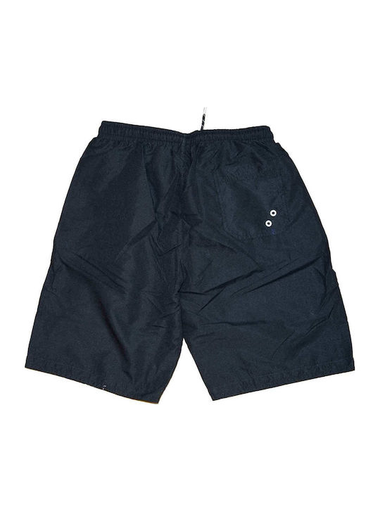 Men's Swimwear Bermuda Black with Prints