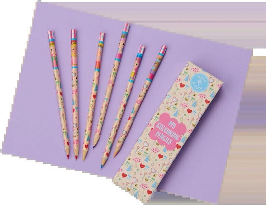 Floss & Rock Buntstifte Set 6 Farben Princess