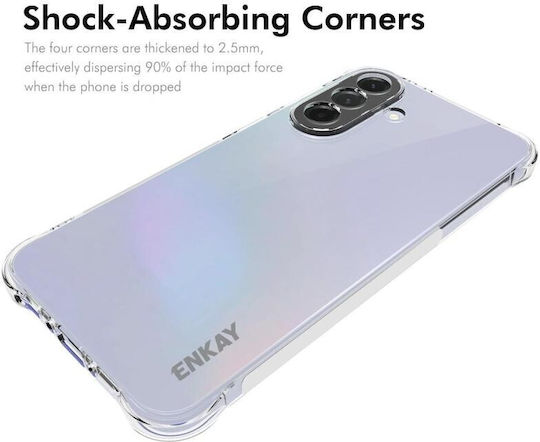 Enkay Hat-prince Silicone Transparent Back Cover (Galaxy A37)