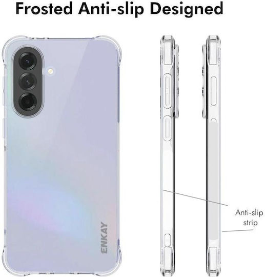 Enkay Hat-prince Silicone Transparent Back Cover (Galaxy A37)