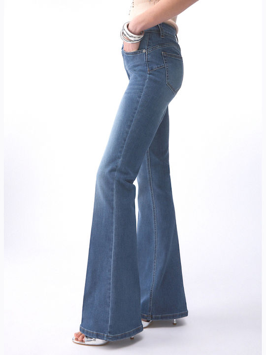 High Rise Women's Flared Jean Pants