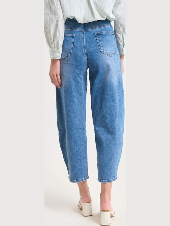 Damen Jeans Hosen in Ballon Bein Stil