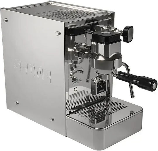Stone Lite Premium Μηχανή Espresso 1000W Ασημί