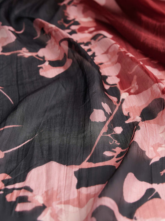 ALE - The Non Usual Casual Damen Seiden Schal Rot