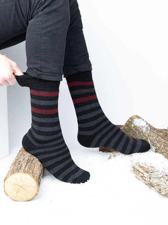 Soma Socks Șosete Bărbătești cu Model Multicolor Închis 3Pack