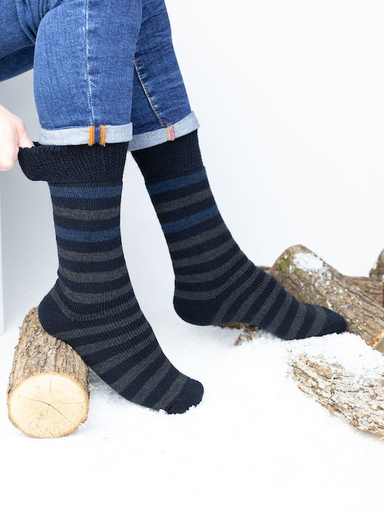 Soma Socks Șosete Bărbătești cu Model Multicolor Închis 3Pack