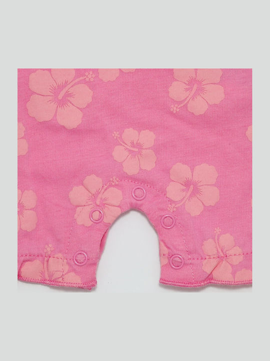 Disney Stitch Hibiskus Baby-Strampler Rosa