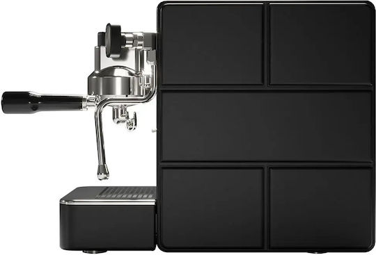 Stone Plus Αυτόματη Μηχανή Espresso 1200W με Μύλο Άλεσης Μαύρη