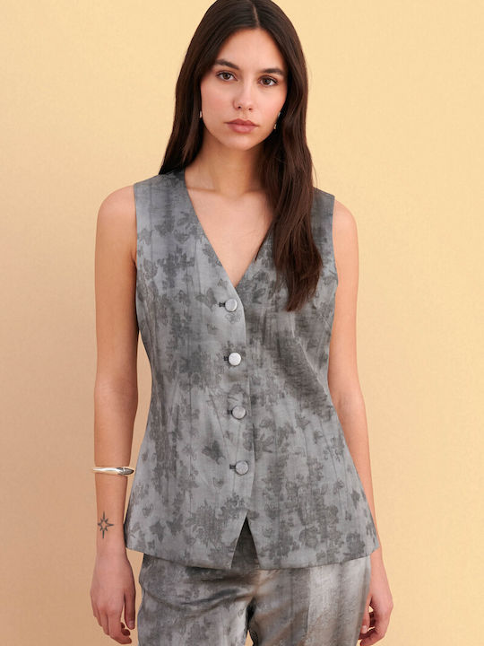 Gray Women's Vest