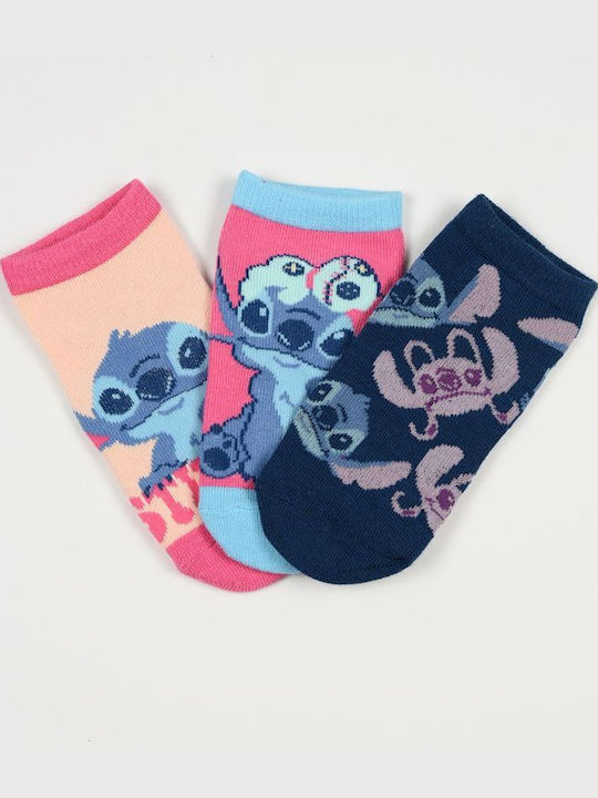 Disney Παιδικές Κάλτσες Stich 3 Ζευγάρια Disney Παιδικές Κάλτσες Stich 3 Ζευγάρια