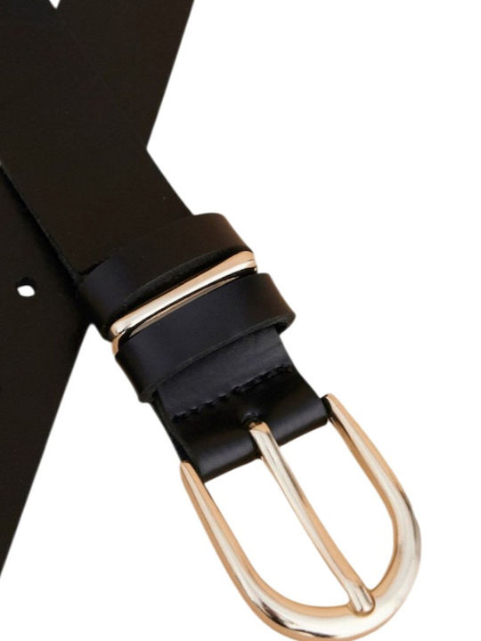 Leather Women's Belt Black
