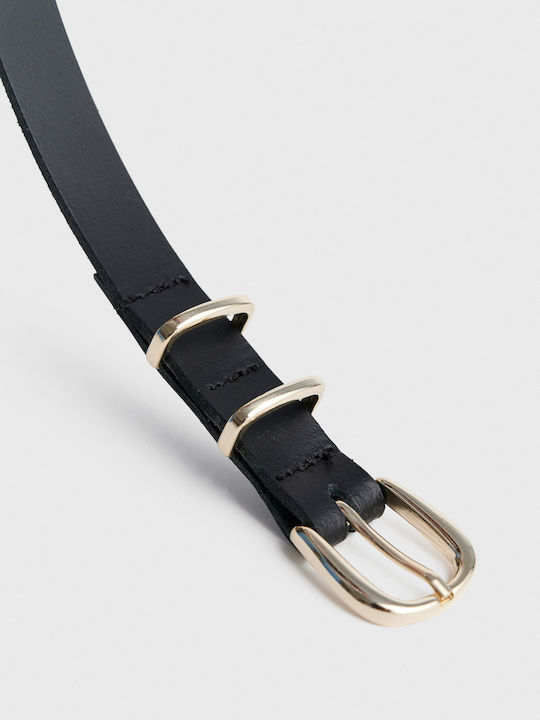 Leather Women's Belt Black