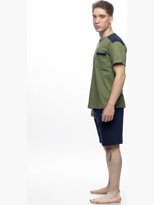 Galaxy Summer Men's Pyjama Khaki