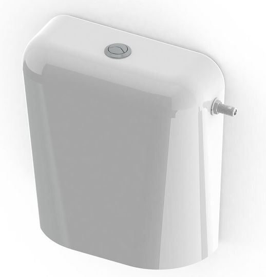 Nikiplast Wall Mounted Plastic Rectangular Toilet Flush Low Pressure