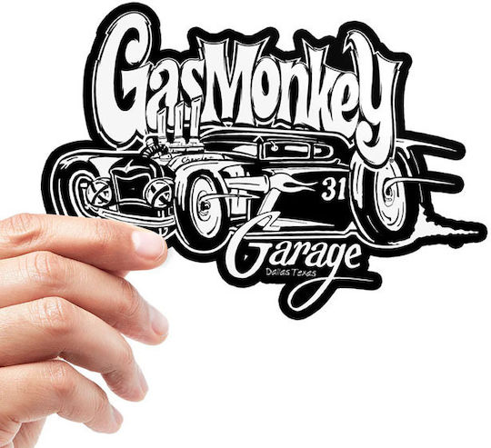 Gmg Autocolant White Car Sticker