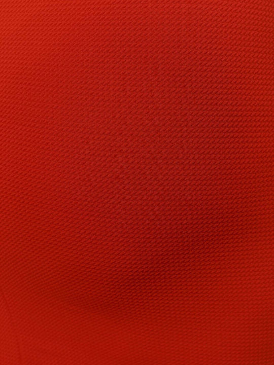 Pencil High Waist Midi Skirt Red