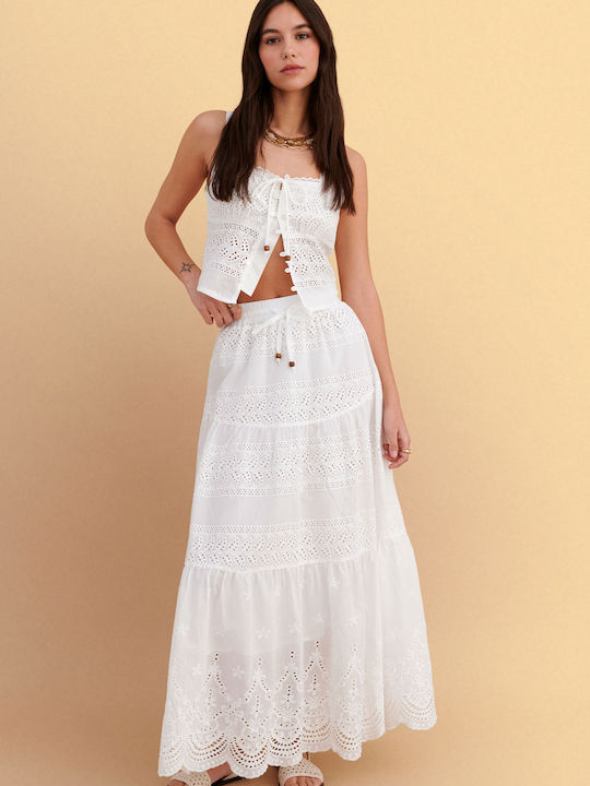 Maxi Skirt White
